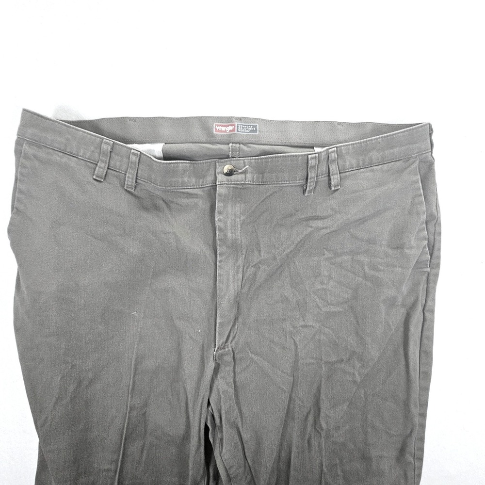 Wrangler Mens Comfort Solutions Series Chino Pants Gray 44x30 67CS4SB